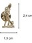 Atatürk Kocatepe Görselli Gold Renk Metal Yaka Rozeti 1 Adet 2