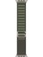 Apple Watch 42 mm / 44MM / 45MM/ 49 mm (Seriler /se/ultra ile Uyumlu) Alpine Bant Kordon Haki 2