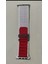 Apple Watch 42 mm / 44MM / 45MM/ 49 mm (Seriler /se/ultra ile Uyumlu) Alpine Bant Kordon Bej Kırmızı 2