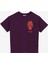 Baskılı Mor Erkek T-Shirt D4SB-TST3033 1
