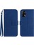 Kart Yuvaları Tutucu Lüks Pu Deri ile Oppo A74 4g Kısa Kayış Için Kılıf (Yurt Dışından) 1