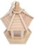 Gösterildiği Gibi Stil M Beden Açık Dayanıklı Ahşap Plastik Asılı Şeffaf Kuş Besleyici Ev Yemek Kutusu Pet Dağı Ev Tipi Pet Birdhouse Pet Su Yemi (Yurt Dışından) 4