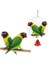 TYPE12-31.5X9.8CM Tarzı Yeni Papağan Halat Asılı Örgülü Muhabbet Kuşu Çiğneme Halatı Kuş Kafesi Papağan Oyuncak Pet Standı Eğitim Aksesuarları Conure Salıncak Malzemeleri (Yurt Dışından) 1