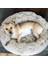 Beyaz Stil S Çapı 50CM Köpek Yatağı Uzun Peluş Dount Sepeti Sakinleştirici Kedi Yatakları Hondenmand Pet Kulübesi Ev Yumuşak Kabarık Yastık Uyku Tulumu Büyük Köpekler Için Mat (Yurt Dışından) 5