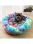 Kravatlı Çok Renkli Stil 50CM Uzun Peluş Köpek Yastık Yatak Pet Kanepe Süper Yumuşak Kabarık Rahat Mat Kedi Köpek Evi Için Yatak Yuvarlak Kedi Kış Sıcak Yatak Pet Yataklar (Yurt Dışından) 5