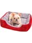 Shanhua Shop Kırmızı Stil U 70X52CM Dikdörtgen Köpek Yatağı Uyku Tulumu Kulübesi Kedi Köpek Kanepe Yatak Pet House Kış Sıcak Yataklar Yastık Küçük Köpekler Için Legowisko Dla Kota (Yurt Dışından) 3