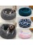 Mavi Stil 60CM Yuvarlak Büyük Köpek Çekyat Fermuarlı Yıkanabilir Kapak Pet Yatak Kedi Yatak Paspasları Kış Sıcak Uyku Evcil Hayvanlar Net Yastık Köpekler Malzemeleri (Yurt Dışından) 3
