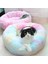 Bej Ayak Stili 30CM Pet Köpek Kedi Uzun Peluş Süper Yumuşak Yatak Renkli Yuvarlak Uyku Pet Köpek Yıkanabilir Çekyat Köpekler Kediler Için Evcil Hayvan Malzemeleri (Yurt Dışından) 4