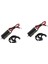 2x 050 Pro Yüksek Fırçalı Motor 50 T 1/24 Paletli Eksenel SCX24 AXI90081 AXI00002 Yükseltme Parçaları (Yurt Dışından) 1