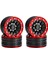 4 Adet Rc 1: 10 Kaya Paletli Tekerlekler Serin Metal Alaşım Jantlar 1.9 Inç Beadlock Tekerlekler SCX10 CC01 (Yurt Dışından) 1