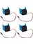 1/10 Rc Araba Için 5V Soğutma Fanlı 4x Metal Isı Emici 540 550 3650 Boyutlu Motor (Yurt Dışından) 1