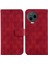 Infinix Not 12 2023 Çift 8 Kabartmalı Kart Tutucu Pu Için Telefon Kılıfı (Yurt Dışından) 1