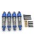 Metal Amortisörler Yağ Damperleri Fms FCX24 1/24 Rc Paletli Araba Yükseltme Parçaları Aksesuarları, Mavi (Yurt Dışından) 1