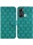 Infinix Sıcak 12 Pro Kickstand Çift 8 Kabartmalı Pu Deri Için Telefon Kılıfı (Yurt Dışından) 1