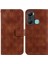 Infinix Sıcak 12 Pro Kickstand Çift 8 Kabartmalı Pu Deri Için Telefon Kılıfı (Yurt Dışından) 1
