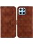 Onur 70 Lite Için Telefon Kılıfı Kart Tutucu Çift 8 Kabartmalı Kickstand Pu (Yurt Dışından) 1
