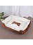 Kemik Kahverengi Tarzı 48X38 cm Pet Büyük Köpek Yatağı Sıcak Ev Şeker Renkli Kare Yuva Küçük Orta Büyük Köpekler Için Pet Kulübesi Kedi Yavrusu Artı Boyutu Köpek Sepetleri (Yurt Dışından) 1