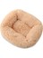 Şampanya Tarzı Xs 43X35X20CM Sıcak Kış Kare Süper Yumuşak Uyuyan Köpek Yatağı Uzun Peluş Yıkanabilir Kedi Mat Sepeti Büyük Köpekler Için Yavru Evi Yuva Yastık Kanepe (Yurt Dışından) 1