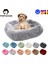 Koyu Gri Stil Xs 43X35X20CM Sıcak Kış Kare Süper Yumuşak Uyuyan Köpek Yatağı Uzun Peluş Yıkanabilir Kedi Mat Sepeti Büyük Köpekler Için Yavru Evi Yuva Yastık Kanepe (Yurt Dışından) 2