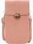5 Pembe Stili Yazın Kadın Deri Messenger Çanta Mini Cep Cep Telefonu Kılıfı Öğrenci Crossbody Kılıf Debriyaj Çanta Cüzdan Kız Küçük Omuz Çantası Çanta (Yurt Dışından) 1