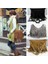 Gri Stil Sıcak Kadın Omuz Çantası Katı Püsküller Trend Çapraz Vücut Çanta Püskül Süet Faux Kürk Fringe Messenger Omuz Çanta (Yurt Dışından) 5