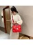 Kırmızı 1 Tarzı 29X7X25CM Ünlü Kadın Çantaları Pu Ain Uzay Pamuk Büyük Kapasiteli Omuz Messenger Lüks Trendy Çanta Yumuşak Kişilik (Yurt Dışından) 4