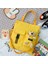 Ayı Kolye Sarı Stil Kawaii Karikatür Tote Çanta Kanvas Çanta Alışveriş Çantası Süper Serin Çanta Omuz Çantaları Kız Kitap Çantaları Için Bolsa Feminina Mochila (Yurt Dışından) 1