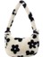 Çiçek Tarzı Moda Kadın Inek Baskı Kalıp Çantaları Kadın Kış Peluş Koltukaltı Çantaları Leopar Zebra Desen Kabarık Bez Çantalar Küçük Çantalar (Yurt Dışından) 1