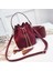 Siyah Stil 20X17X13 cm 2019 Yeni Mini Crossbody Çanta Sevimli Süet Kova Çanta Organizatör Küçük Püskül Pu Deri Bayan Omuz Messenger Çanta Bolsos (Yurt Dışından) 2