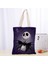 No.11 Stili 30X35CM Noel Öncesi Kabus Kanvas Tote Çanta Moda Dayanıklı Kadın Öğrenci Pamuk Keten Çanta Baskılı Alışveriş Çantaları Özel Logo (Yurt Dışından) 2