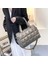 Karpuz Kırmızı Stil 2021 Yeni Kış Omuz Çantası Kadın Çanta Uzay Pedi Pamuk Tüy Aşağı Çanta Moda Kadın Büyük Kapasiteli Crossbody Çanta (Yurt Dışından) 4