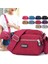 B Wine Red Style Asual Tasarımcı Kadın Omuz Çantası Naylon Kadın Çanta Omuz Çantası Su Geçirmez Kız Postacı Çantaları Crossbody Kadınlar Küçük (Yurt Dışından) 5