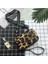 Leopar-Şerit Stili Wome Için Lüks El Çantaları Yeni Bavul Şekli Tote Kadınlar Ünlü Debriyaj Çanta Mini Kutu Çanta Moda Mini Bagaj Çantası (Yurt Dışından) 1