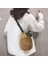 Siyah Stil Işlemeli Gülen Küçük Omuz Çantaları Kadınlar Için Yumuşak Peluş Öğrenci Kızlar Gülümseme Kova Crossbody Çanta Kuzu Yünü Çanta Çanta (Yurt Dışından) 2