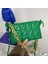 Altın Zincir Yeşil Stil Quilting Pu Leather Crossbody Bag For Womeummer Travel Trends Shoulder Bag Purses And Handbags Thick Chain Green Ladies (Yurt Dışından) 1