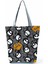 HL2831 Kafatası Çanta Tarzı Noel Tote Çanta Öncesi Kabus Havalı Cadılar Bayramı Kafatası Jack Baskı Eko Çanta Moda Seyahat Çantası Kadın Eğlence Alışveriş Çantası (Yurt Dışından) 1