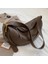 Bej Tarzı W38CM H18CM THK9CM Crossbody Bags For Women Large Capacity Luxury Handbags Solid Soft Shoulder Bags Female Casual Travel Hobos Bag Vintage Sac New (Yurt Dışından) 4