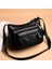 Siyah Stil Women's Bag Middle-Aged Bag Mother's Bag Fashion Multi-Layer Large Capacity Single Shoulder Mother-In-Law Buy Vegetable Bag (Yurt Dışından) 3