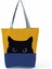 HL1540 Kedi Çanta Stili Handbgas Sevimli Suluboya Siyah Kedi Boyama Bayan Tasarımcı Tote Eco Yeniden Kullanılabilir Alışveriş Alışveriş Çantaları Okul Kitap Çantası Özelleştirmek (Yurt Dışından) 1