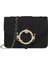 Qiuming Shop Siyah Stil 18CM x 5cm x 13CM Rahat Messenger Çanta Kadın Moda Omuz Çantası Wome Için Yeni Kızlar Bayanlar Tek Seyahat Küçük Crossbody Kare Çanta (Yurt Dışından) 1