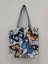 HL1305 Stili Butterfly Printed Cartoon Handbag Classic Floral High Capacity Foldable Shopping Bag Storage Reusable Women Shoulder Bag (Yurt Dışından) 4