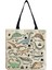 HM2557 Tarzı Karikatür Sevimli Dinozor Baskılı Tote Keten Kişilik Kız Omuz Çantası Büyük Kapasiteli Seyahat Depolama Paketleri Kadın Alışveriş Çantası (Yurt Dışından) 3