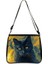 YXBWITHC15CW Stili 25CMX30CM Sevimli Siyah Kedi Cadı Messenger Çanta Kadın Çanta Tuval Koltukaltı Omuz Çantaları Büyücülük Kafatası Kız Gotik Crossbody Çanta Hediye (Yurt Dışından) 1