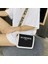 Siyah Stil 19CM 7cm 15CM 2021 Fashion Niche Design Small Square Bags Summer Letter Wide Strap Shoulder Messenger Bags Women Purse And Handbags cc Gg Bags (Yurt Dışından) 2