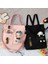 Pembe Stil Kawaii Karikatür Tote Çanta Kanvas Çanta Alışveriş Çantası Süper Serin Çanta Omuz Çantaları Kız Kitap Çantaları Için Bolsa Feminina Mochila (Yurt Dışından) 2