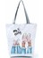 HL3024 Mama Çanta Stili Sevimli Karikatür Süper Mama Baskı Tote Çanta Seyahat Omuz Çantaları Anne ve Bebek Katlanır Kadın Rahat Çantalar Eko Yeniden Kullanılabilir Alışveriş Çantası (Yurt Dışından) 1