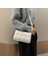 Siyah Stil2 Stili Moda Ekose Crossbody Çanta Kadın Pu Deri Omuz Çantası Basit Düz Renk Messenger Çanta Tasarımcı Bayan Çanta Günlük Kese Kesesi (Yurt Dışından) 4