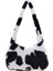 Inek Desen Stili Moda Kadın Inek Baskı Kalıp Çantaları Kadın Kış Peluş Koltukaltı Çantaları Leopar Zebra Desen Kabarık Bez Çantalar Küçük Çantalar (Yurt Dışından) 1