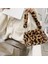 Inek Desen Stili Moda Kadın Inek Baskı Kalıp Çantaları Kadın Kış Peluş Koltukaltı Çantaları Leopar Zebra Desen Kabarık Bez Çantalar Küçük Çantalar (Yurt Dışından) 2