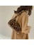 Black Peach Heart Style 2021 Winter Cow Print Underarm Bags For Women Soft Pluk Leopard Small Shoulder Bags Female Warm Fluffy Tote Bags Bolsas (Yurt Dışından) 2